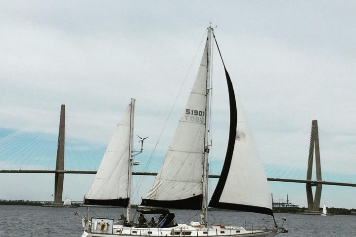 a large ship in a body of water