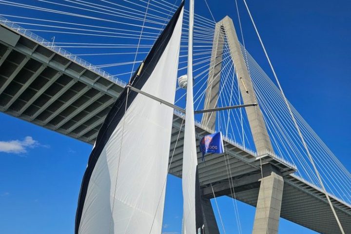 a large ship in a body of water