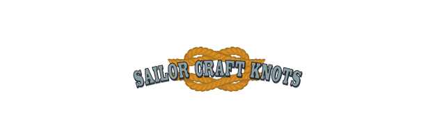 Text 'Sailor Craft Knots' over an orange rope knot graphic.
